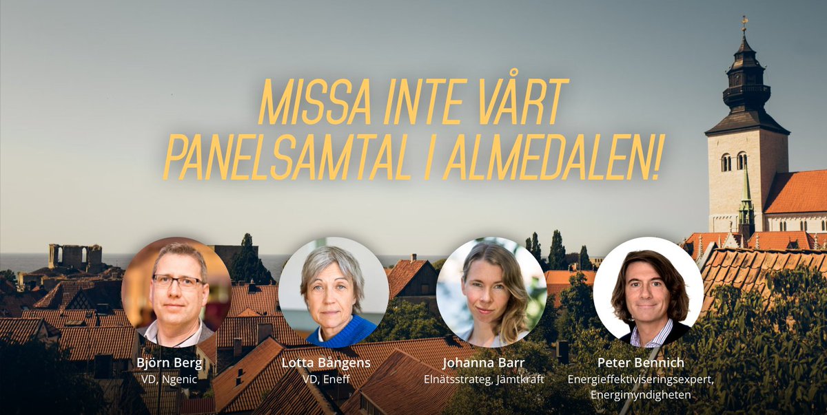 Under den gångna vintern sparades 96 miljarder kronor på att snåla med elen. Nyheten som är baserad på en beräkning från oss på Ngenic sprids nu i medier och under politikerveckan i Almedalen. Nu på torsdag är du varmt välkommen till vårt seminarium. 
program.almedalsveckan.info/event/view/693…