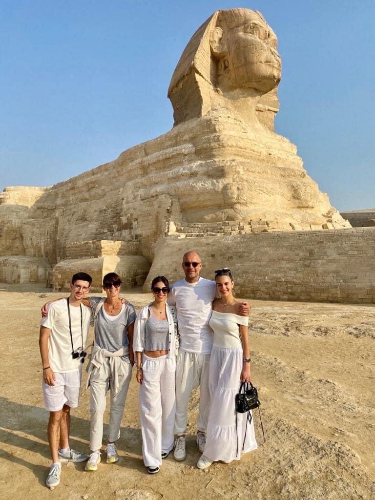The Guardiola family is on holiday in Egypt!🇪🇬☀️ 

Make sure to check out our Mohamed Salah shirt collection @PepTeam 😉
