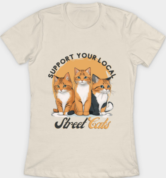 Support your local street cats: teepublic.com/t-shirt/470407…

#catgift #catlover #catlovergift #catmom #catlovers #catloversgift #streetcats