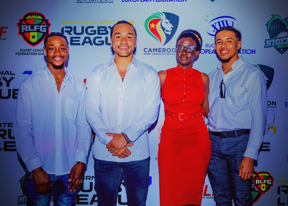 ❤️❤️❤️
My Rugby League Superstars 🏉
From Left : 
Yakubu Suleman
Sean Sabutey
Me🤭
Isaac Akuoko 

#majestics #rugbyleague