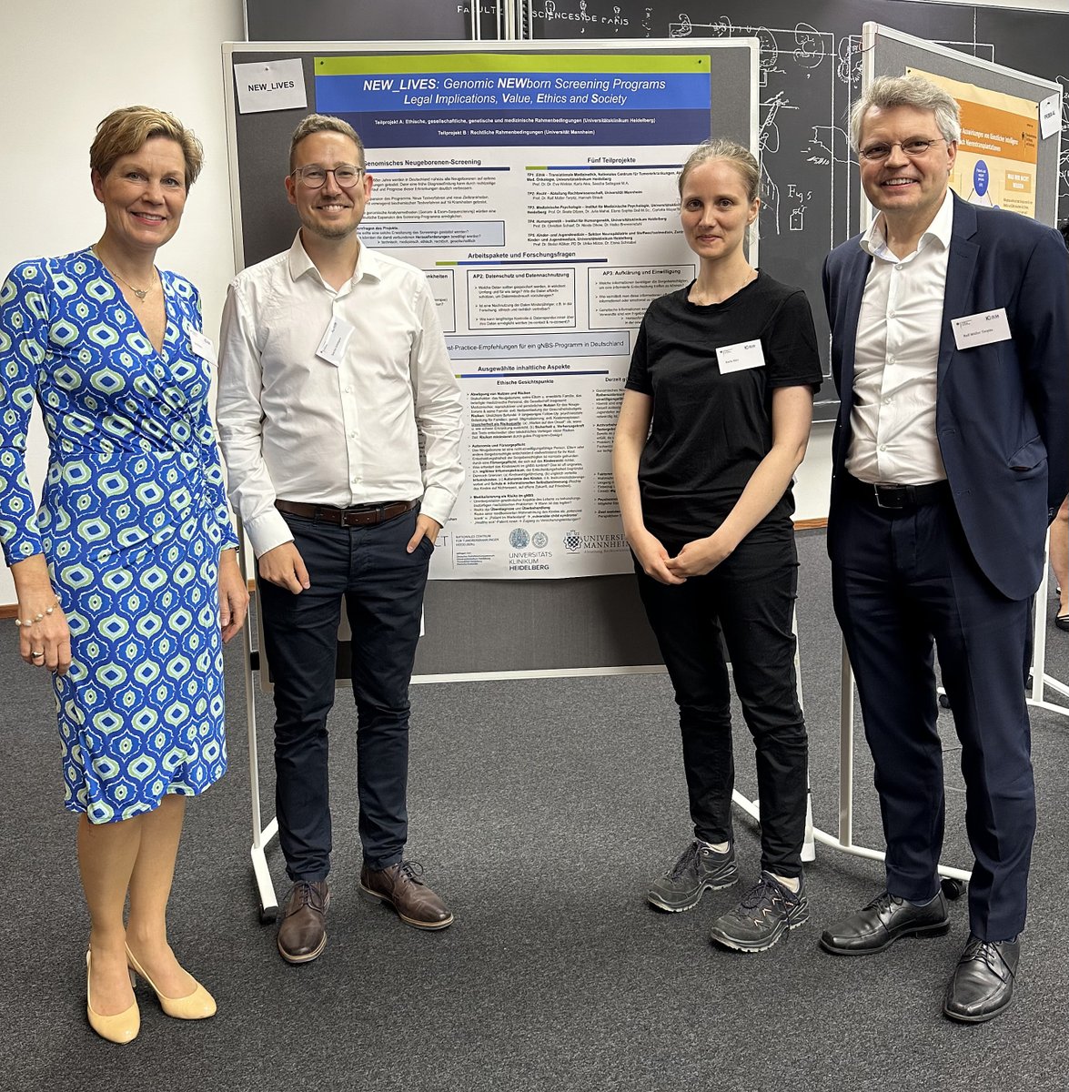 EthicsWinkler's tweet photo. Last week, our projects ‘DATABLIC’ and ‘NEW_LIVES: Genomic Newborn Screening Programs’ represented our research group in Berlin at the @BMBF_Bund conference “ELSA in the life sciences” #gnbs #nct #ukhd #medicalethics #bioethics https://t.co/8Igt9g2Yb6