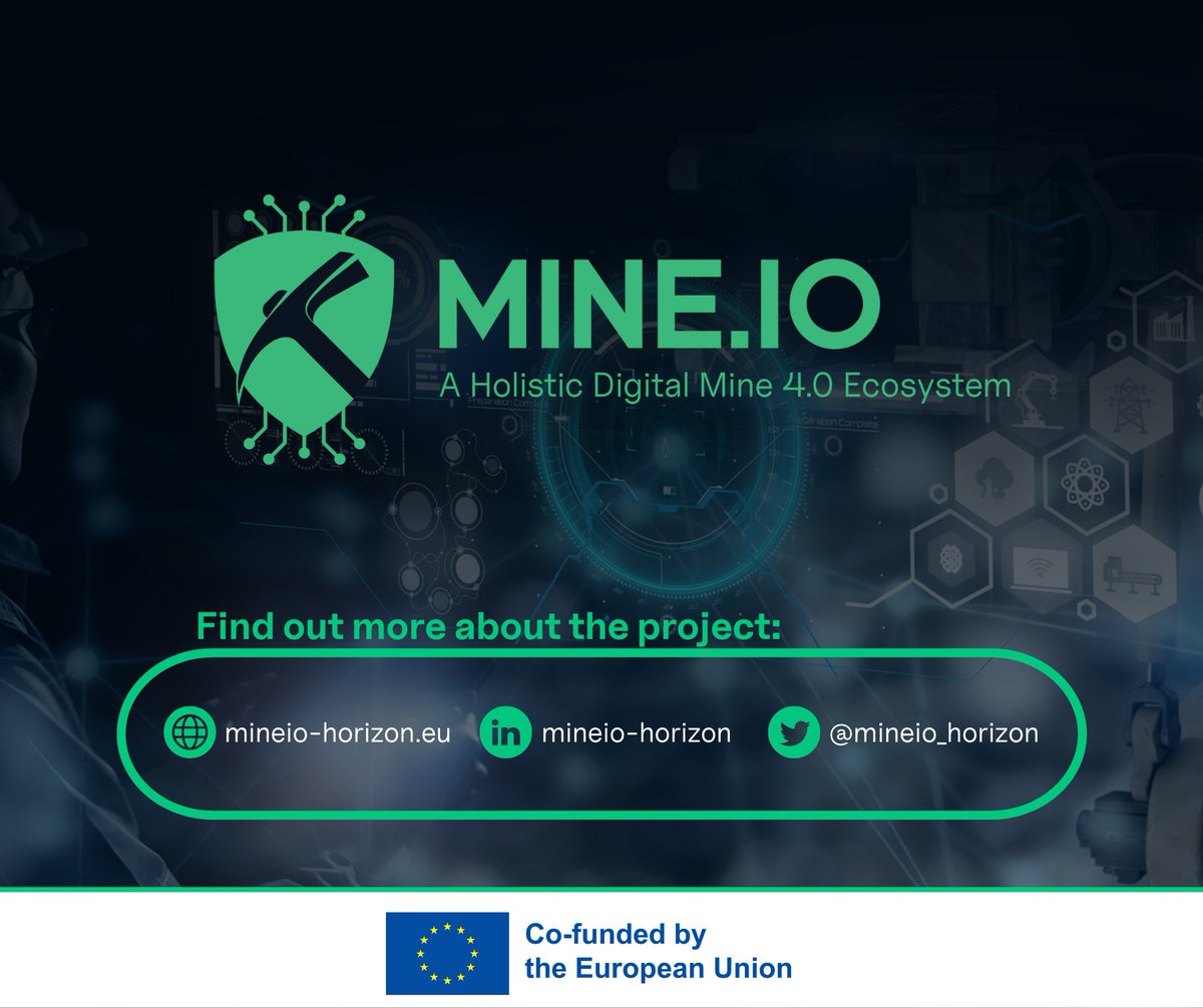 mineio_horizon's tweet photo. ⚒ Introducing MineIO, project focused on industrialization, informatization, and sustainable mining. The solution will cover the entire value chain from exploration to post-mining activities! #MineIO 🚀

🔗 Learn more: https://t.co/HeBdorUJl4 🇪🇺 #EUfunding #HorizonEurope https://t.co/jxY4EAKvDo