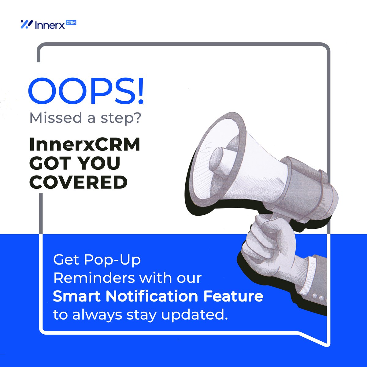 InnerxCRM's tweet image. Never Miss a Beat with InnerxCRM&apos;s Smart Notification Feature! Stay on Top of Your Tasks with Pop-Up Reminders.

#InnerXCRM #CRMforImmigration #CRMforSmallBusiness #VisaServices #ClientManagement #MigrationConsultants #CRMSoftware #CustomerRelationshipManagement #VisaConsultants