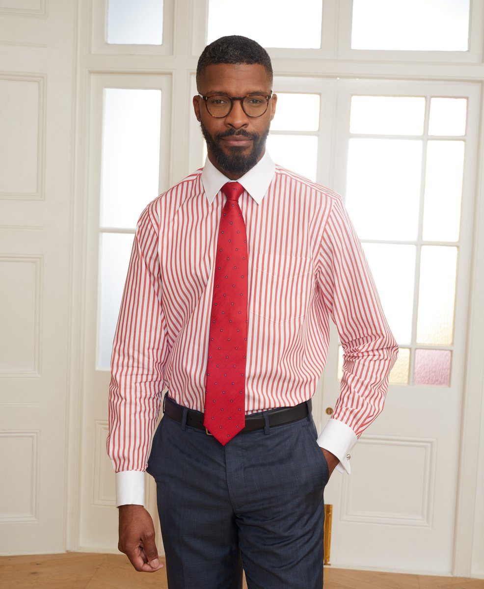 Make a statement with striking formal shirts made from easy-to-iron cotton. Buy any two for £80: rb.gy/vnxcc