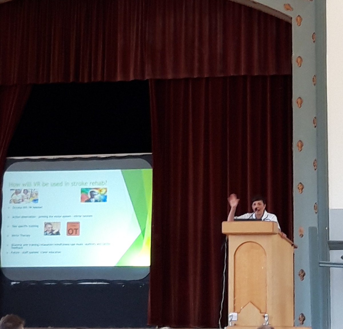 RCOT Policy Northern Ireland (@rcotpolicyni) on Twitter photo Emma Dunn, speaking on Virtual Reality in Stroke Rehab. Listening to amazing work of <a href="/BelfastTrust/">Belfast Trust</a> Occupational Therapists. Inspiring words from BHSCT Chairman about what they contribute with their skills.<a href="/ahpfni/">Allied Health Professions Federation NI</a> <a href="/RCOTNIreland/">RCOT Northern Ireland</a> <a href="/LFitz07004016/">L Fitz</a> <a href="/jkendall651/">Joshua Kendall</a> <a href="/JennyKeaneNHS/">Jennifer Keane</a> <a href="/DermyQ/">Dermot Quinn</a> Emma Dunn, speaking on Virtual Reality in Stroke Rehab. Listening to amazing work of <a href="/BelfastTrust/">Belfast Trust</a> Occupational Therapists. Inspiring words from BHSCT Chairman about what they contribute with their skills.<a href="/ahpfni/">Allied Health Professions Federation NI</a> <a href="/RCOTNIreland/">RCOT Northern Ireland</a> <a href="/LFitz07004016/">L Fitz</a> <a href="/jkendall651/">Joshua Kendall</a> <a href="/JennyKeaneNHS/">Jennifer Keane</a> <a href="/DermyQ/">Dermot Quinn</a>