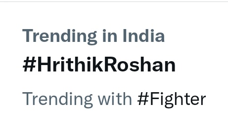 Its trending 

#7MonthsToFighter 

#Fighter 
#HrithikRoshan #DeepikaPadukone