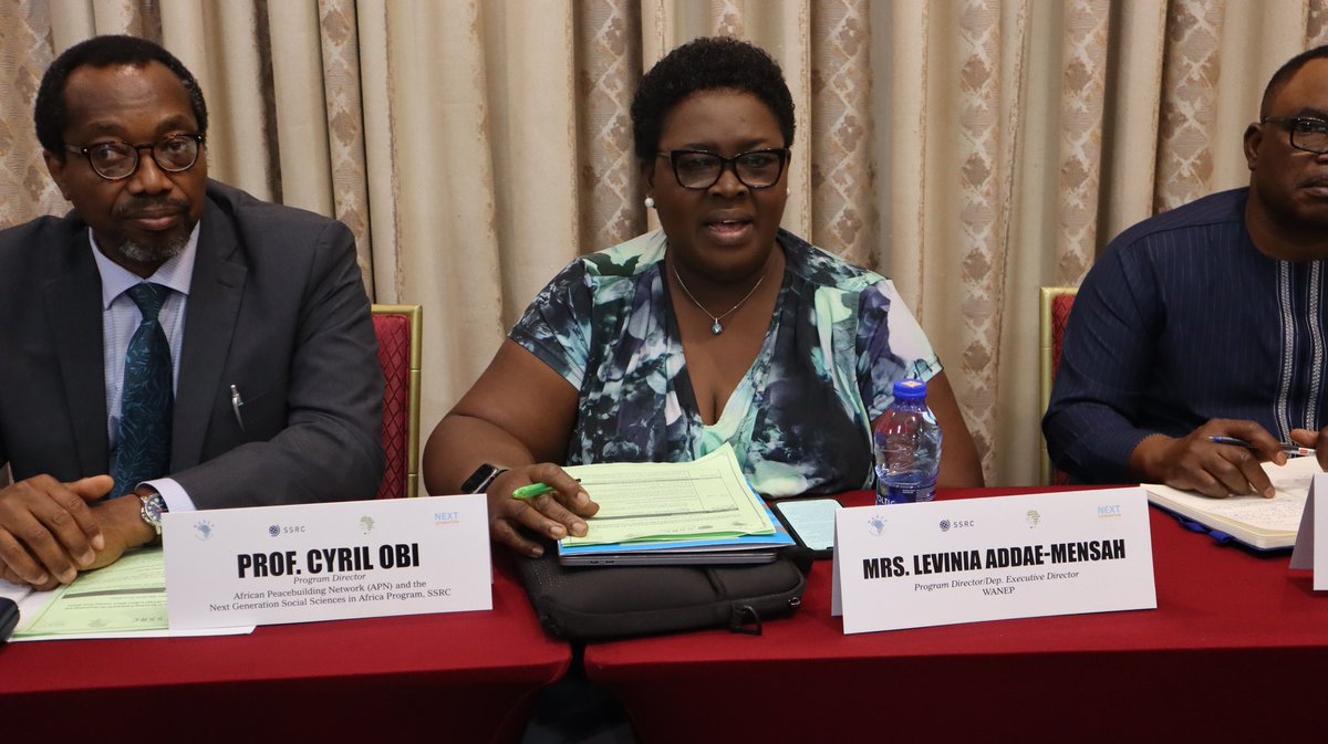 WANEP_Regional (@wanep_regional) on Twitter photo “…We probably have as many strategies & frameworks as we have attacks. The question then is why do we have this increasing level of threat & scope of #VE? These 2 days should set us on the path of reflection around some of these frameworks”
<a href="/leviniaam/">Levinia Addae-Mensah</a> , #WANEP’s Dep. Exec Dir. “…We probably have as many strategies & frameworks as we have attacks. The question then is why do we have this increasing level of threat & scope of #VE? These 2 days should set us on the path of reflection around some of these frameworks”
<a href="/leviniaam/">Levinia Addae-Mensah</a> , #WANEP’s Dep. Exec Dir.