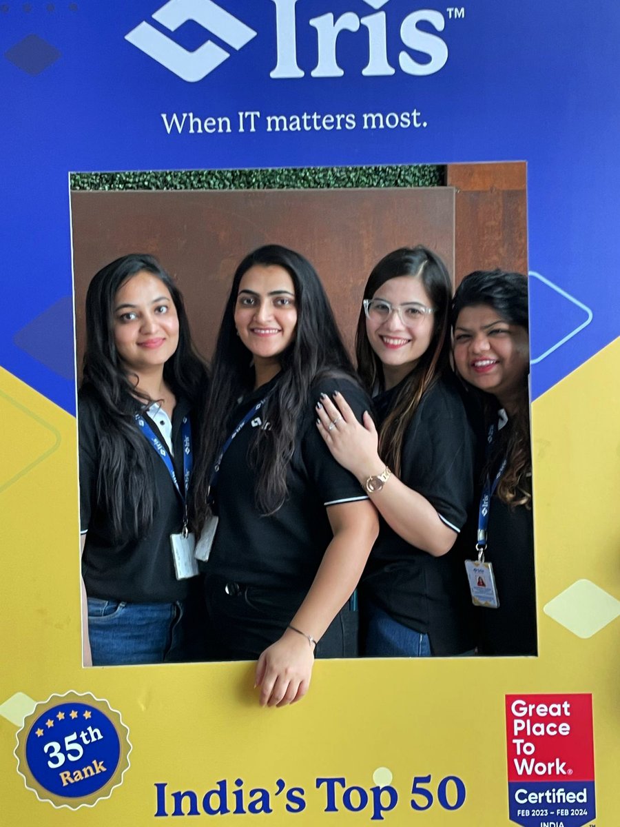 IRISSoftware's tweet image. Our associates shared a moment of pride and joy as we celebrated Iris Software being recognized as a Great Place to Work for 3rd year in a row. We stand at #35 in India’s Best Companies to Work For 2023 list.

#BestCompaniesToWorkFor2023 #GreatPlaceToWork  #IrisSoftware #GPTW