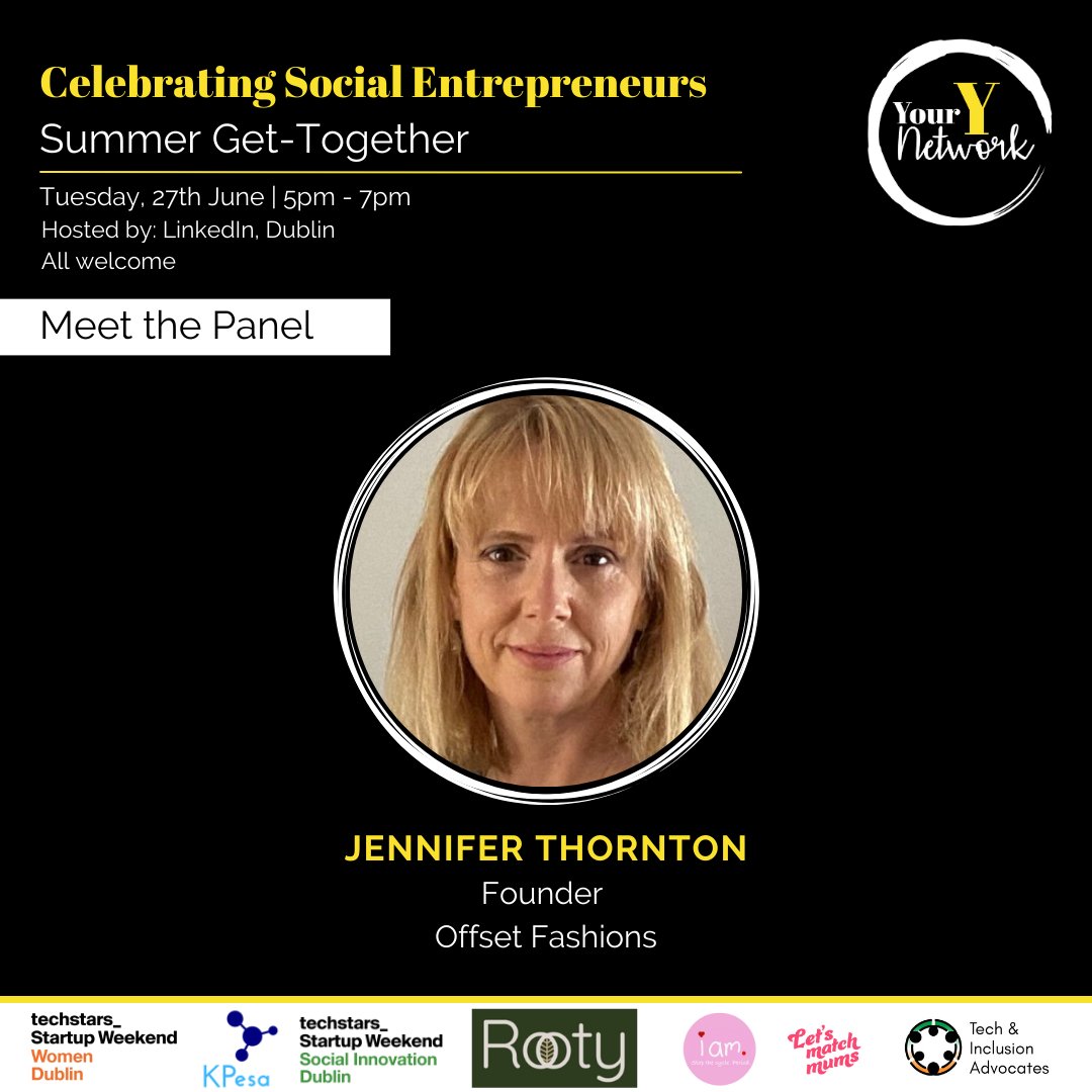 Jennifer Thornton is a founder of Offset Fashions and she participated at our #SWDW2023 event last March. She will be on the panel at a community event organised by @YourYNetworkHQ 

RSVP below 👇🏾
lnkd.in/e-nYNxGB

#socialimpact #socialinnovation #techforgood #socent #sdgs