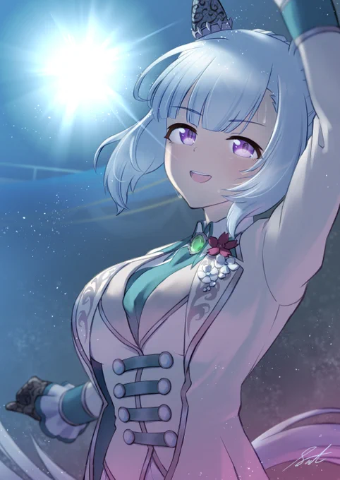 Neige Émeraudeのメジロアルダン#ウマ娘#Skeb 