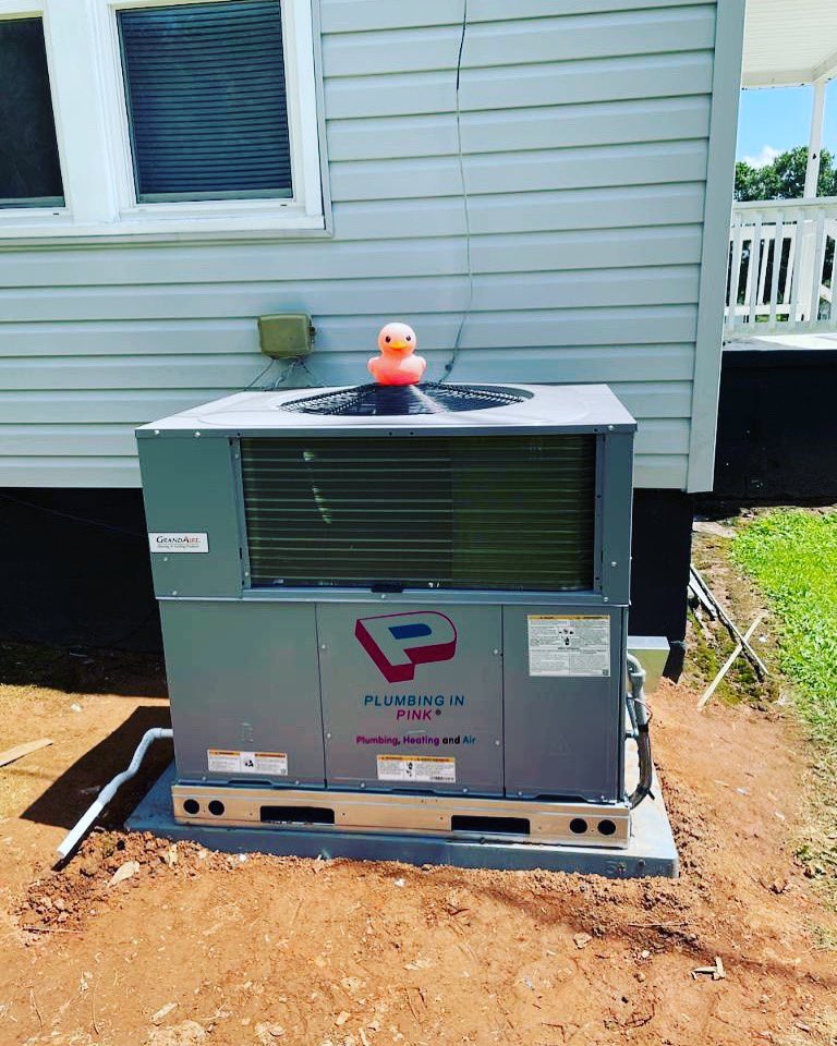 DukeKizer's tweet image. 🌸🔥💨 Get ready to experience the extraordinary! Introducing Plumbing In Pink Heating and Air, where functionality meets femininity! Our skilled technicians bring unmatched service with a touch of elegance Embrace the power of pink! 💖✨ #PlumbingInPink #HeatingAndAir