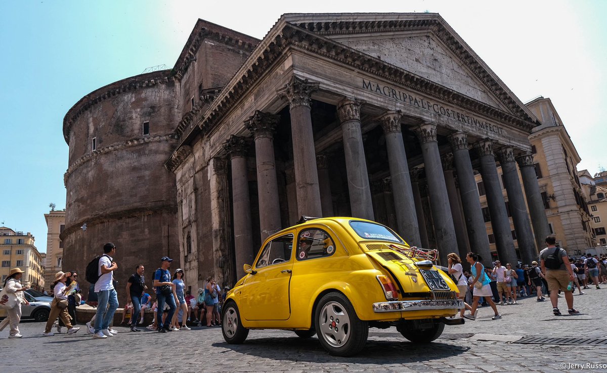 Yellow on Pantheon 

#car #fiat500 #classiccar #pantheon #Rome #Roma #historic #walking #photowalk #fujifilm #fujifilmxt3 #wideangle #jerryr81