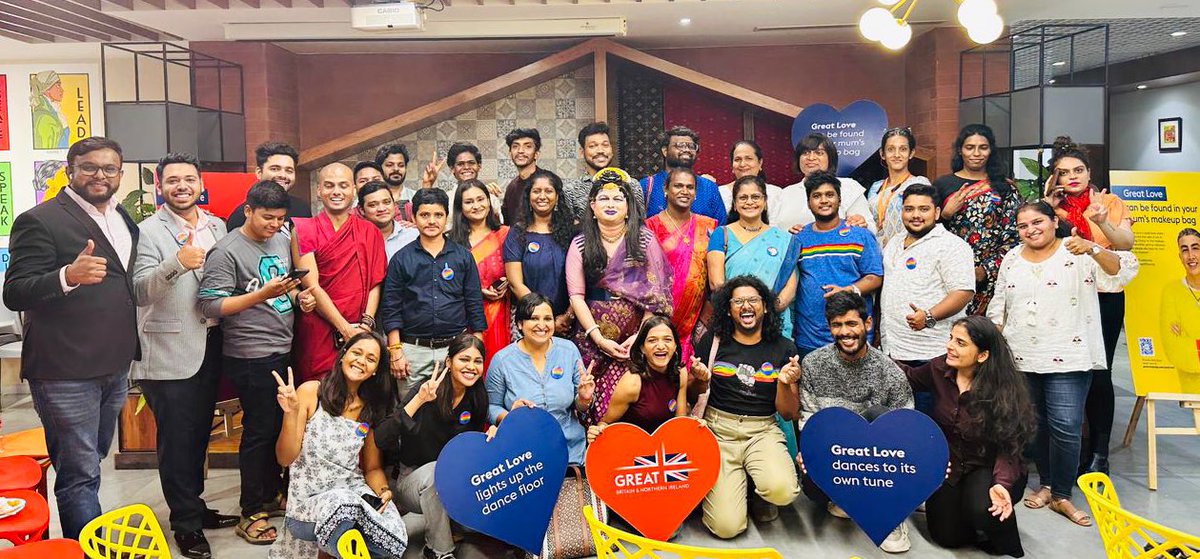FCDOInclusive's tweet photo. In the build up to London Pride this weekend, we wanted to highlight some amazing work from our Embassies around the world. These images are from @UKinHyderabad, @UKinVenezuela and @ukinromania #PrideMatters 🏳️‍⚧️🌈🏳️‍🌈 https://t.co/82hdFlHrGx