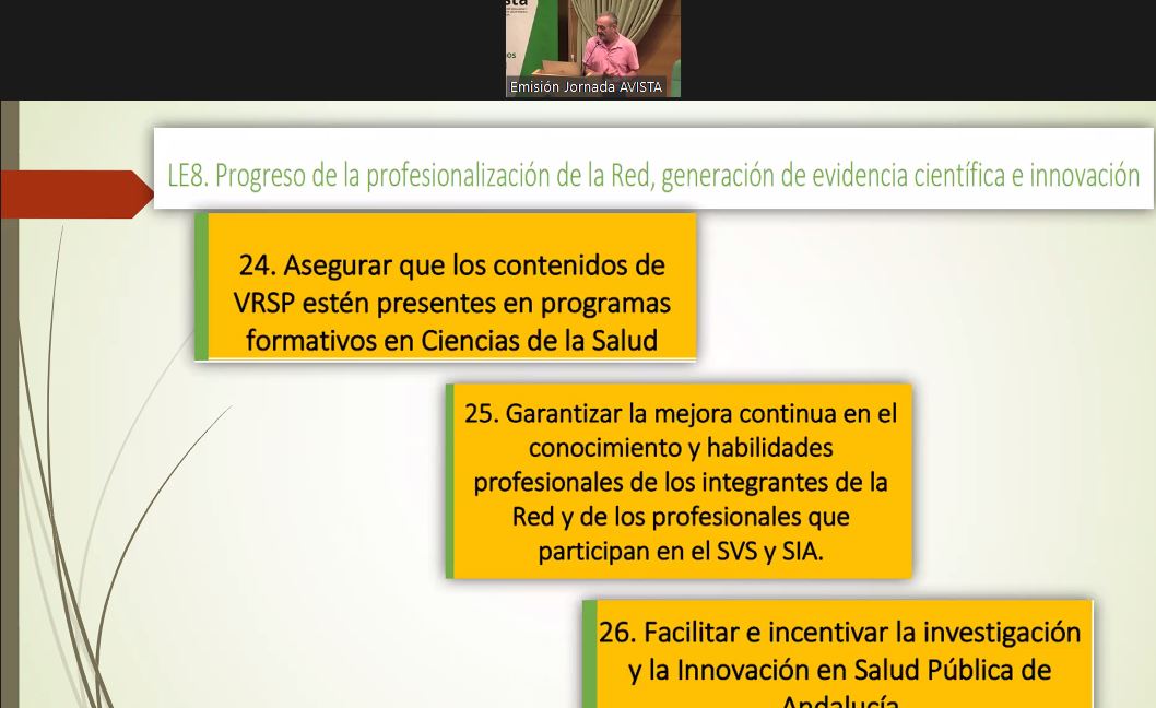 EASPsalud's tweet image. Analizando la captación, difusión y gestión del conocimiento de #AVISTA de la mano de Jesús Molina del @HUVV_SAS 
#PresentaciónAVISTA
#SaludPúblicaAndalucía