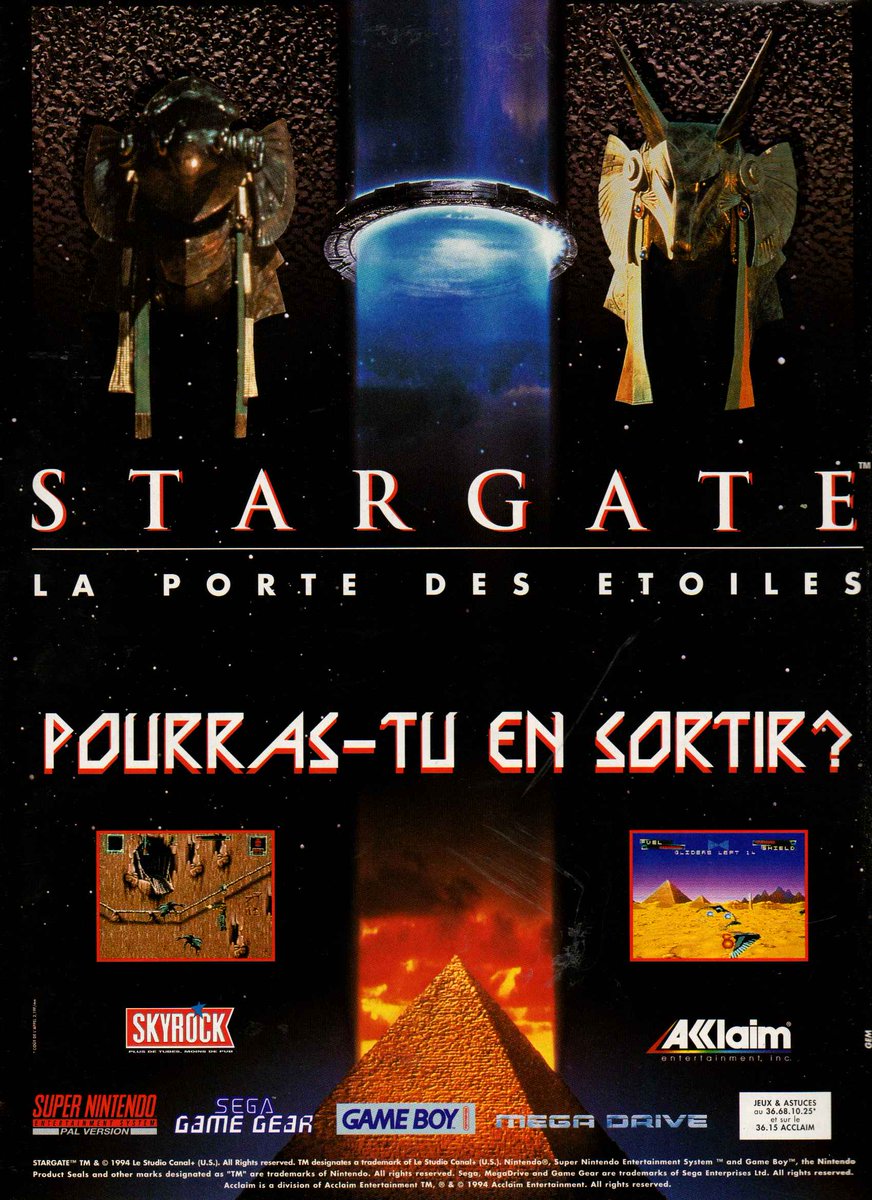 AllmightoFranky's tweet photo. La pub dans les mags JV des #80s #90s avec de la pub vues dans un #SuperPower mag spé #Nintendo!!Pub #Ocean,#Stargate sur #Snes et #Megadrive et les versions de la loose sur portables... et #MarkosMagicFootball!!!#Supow #retro #retrogaming #oldschool #culturepub https://t.co/uQVbyrmHKV