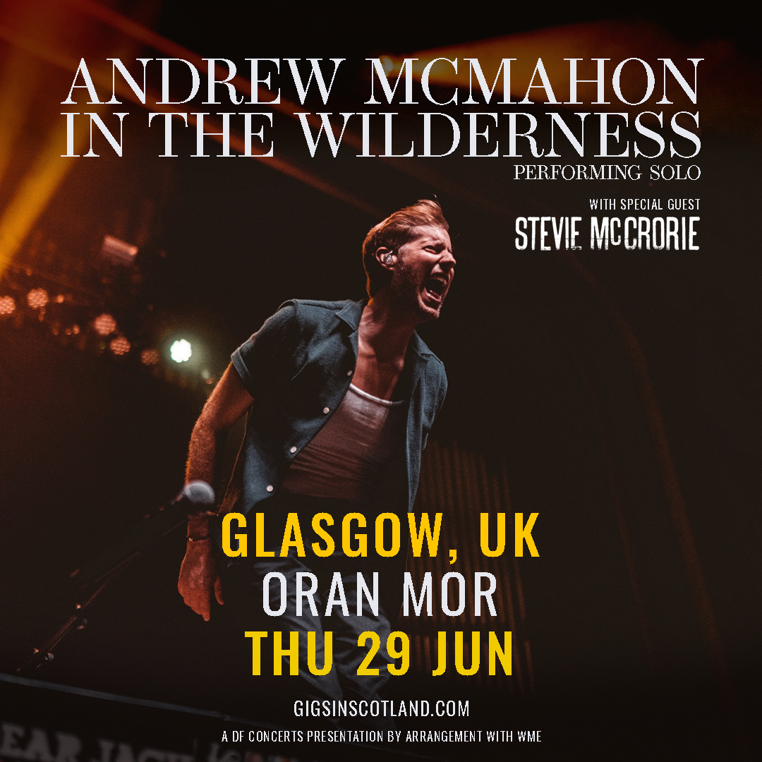 Gigs in Scotland (@gigsinscotland) on Twitter photo SUPPORT ADDED » <a href="/steviemccrorie/">Stevie McCrorie</a> will now be supporting <a href="/andrewmcmahon/">Andrew McMahon</a> at the <a href="/OranMorGlasgow/">Òran Mór</a> show this Thursday the 29th June 🔥
TICKETS ⇾ gigss.co/andrew-mcmahon SUPPORT ADDED » <a href="/steviemccrorie/">Stevie McCrorie</a> will now be supporting <a href="/andrewmcmahon/">Andrew McMahon</a> at the <a href="/OranMorGlasgow/">Òran Mór</a> show this Thursday the 29th June 🔥
TICKETS ⇾ gigss.co/andrew-mcmahon