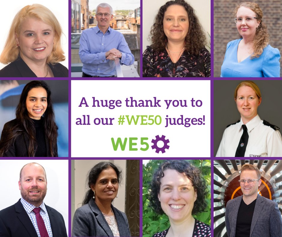 Another massive thank you goes out to all our #WE50 judges that made this year's awards possible. Let's continue inspiring the next generation! #INWED2023 #WE50 #MakeSafetySeen