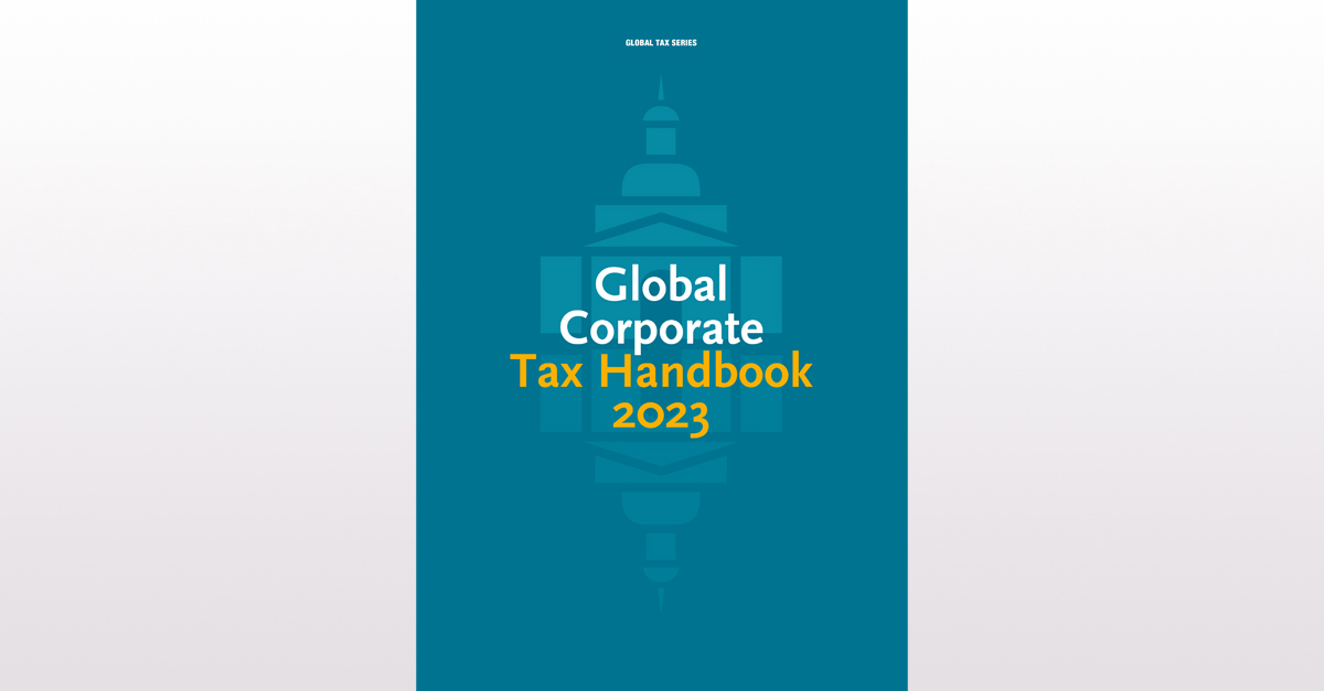 IBFD_on_Tax's tweet photo. Announcing our new book: Global Corporate Tax Handbook 2023
Covering 101 tax jurisdictions worldwide, this book provides a comprehensive overview of the corporate taxation in those countries.
Read more: https://t.co/Ko0b1rCvVf
#InternationalTaxation #Tax #IBFDBook https://t.co/YVtjyMRQWC
