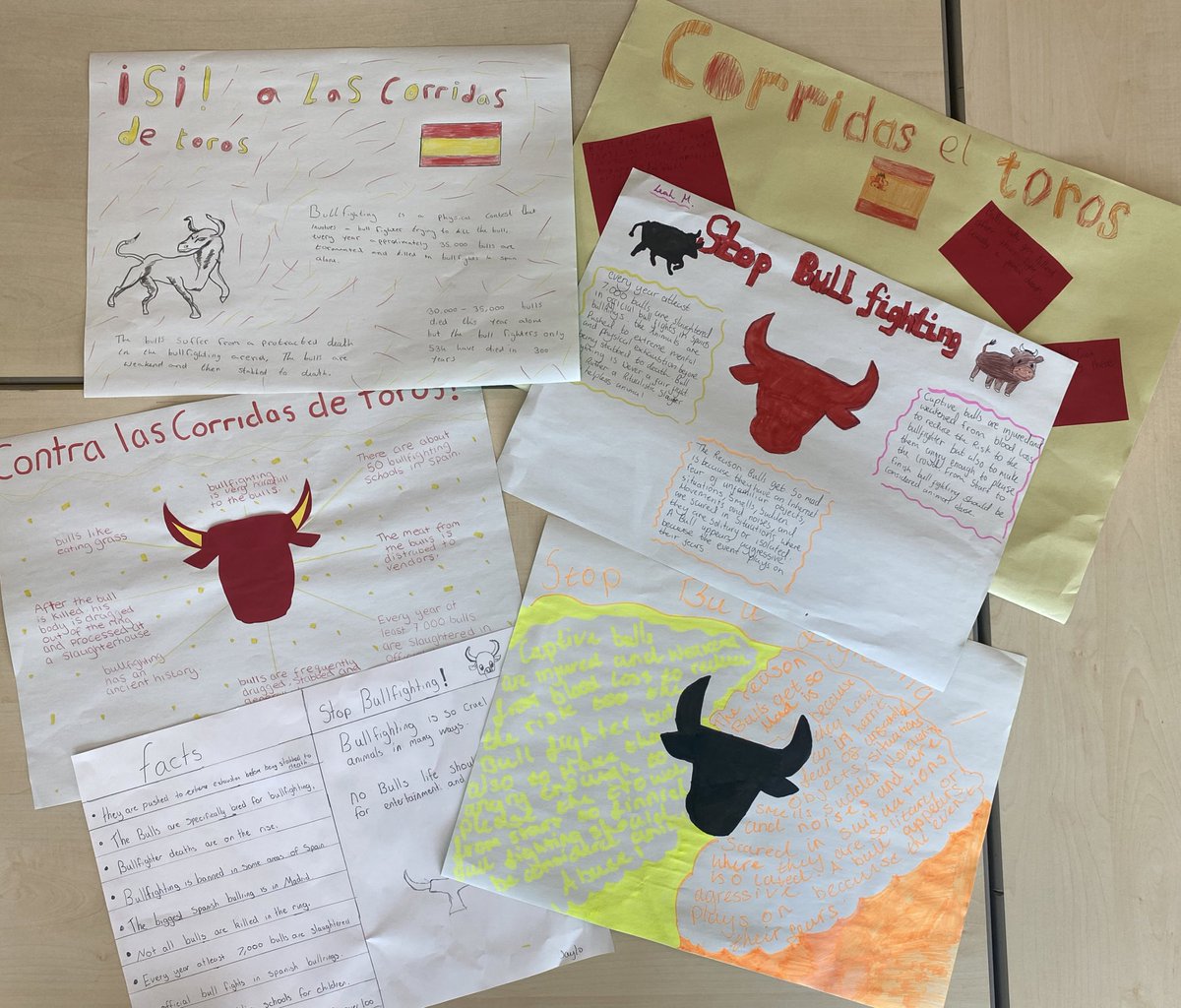 After watching Ferdinand, new S3 Spanish classes discussed the tradition of Bullfighthing and developed their ‘feeling’ meta skills of empathy and social conscience. They created posters to display these feelings! 

<a href="/SCHSModLangs/">SCHS ModernLanguages</a> <a href="/_stcolumba/">St.Columba's HS, Gourock</a> #metaskills #skillsforthefuture