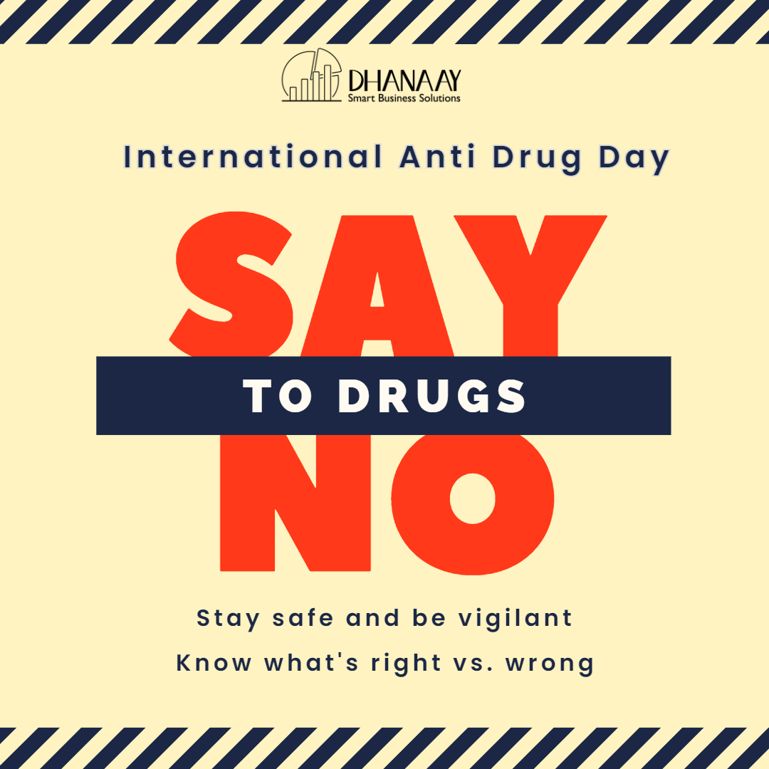 @Dhanaay4u 

#AntiDrugDay #InternationalDayAgainstDrugAbuseDrug #TrendingNow #DrugFree #SayNoToDrugs #savelife