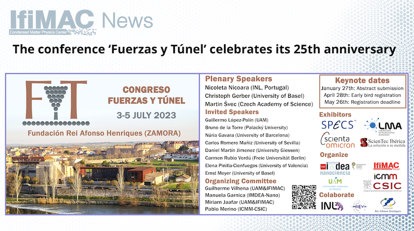 ifimacuam's tweet photo. Celebrate with us the 25th anniversary of Fuerzas y Túnel conference: 3-5 July in Zamora. 
More info: https://t.co/VNqvhfqv3k and
https://t.co/6buvRSxS3K https://t.co/nWjeeSX2cC