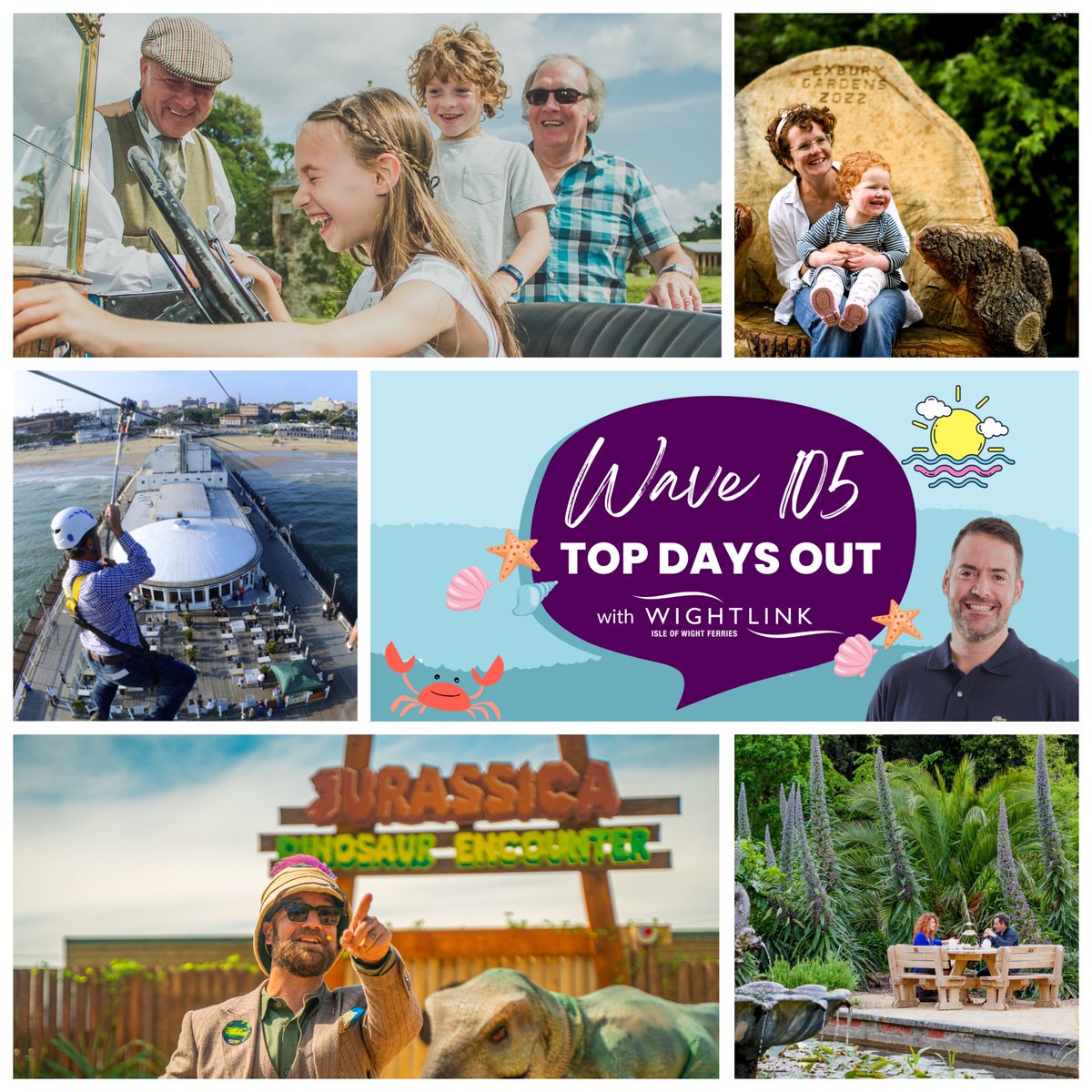 GHR_SouthCoast's tweet photo. #TopDaysOut Tone is back! π Listen from 1pm & win family passes to..
Monday - @exburygardens
Tuesday - @BlackgangChine
Wednesday - @RockReef_UK
Thursday - @Beaulieu_Hants
Friday - @Ventnor_Botanic
#IsleofWight attractions include @wightlinkferry travel.
#TopDaysOut https://t.co/16FUdMy6OO