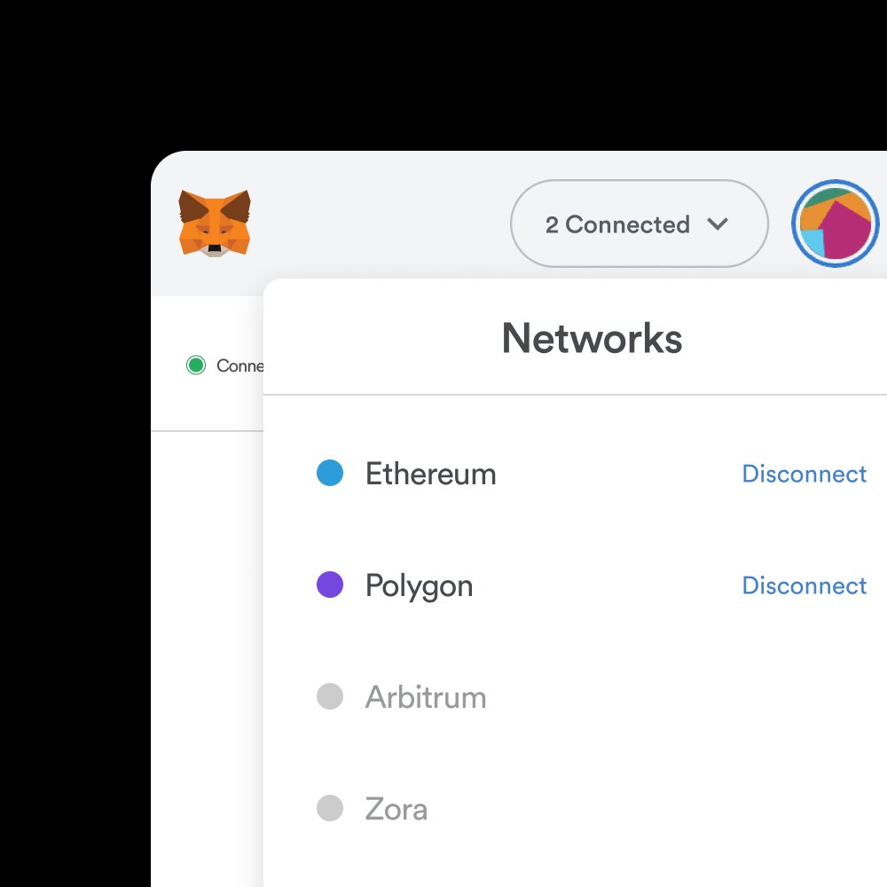 Concept 161: Connect to multiple chains simultaneously.

Your wallet detects the chain you're interacting with without the need to switch networks when connecting to an app.