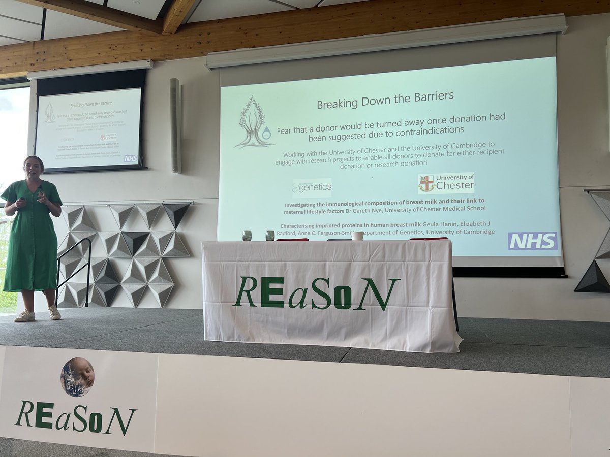 Excellent presentation from Laura Atherton about milk donation following bereavement #Reason2023 & a powerful message from a bereaved parent saying how donating her EBM helped keep the memory of their son, Brody 🦋 & how it helped their grieving process 😘