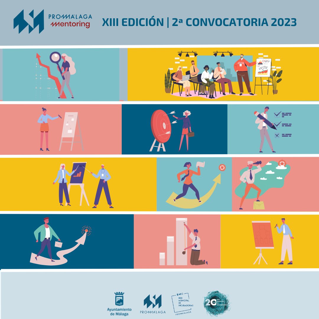 Nueva edición de #PromálagaMentoring. Si necesitas mejorar la gestión de tu #empresa, este es tu programa. Durante 6 meses recibirás asesoramiento gratuito con #mentores expertos en todas las áreas y participarás en talleres y #networking. Inscríbete aquí: ow.ly/kBxf50OVr0M
