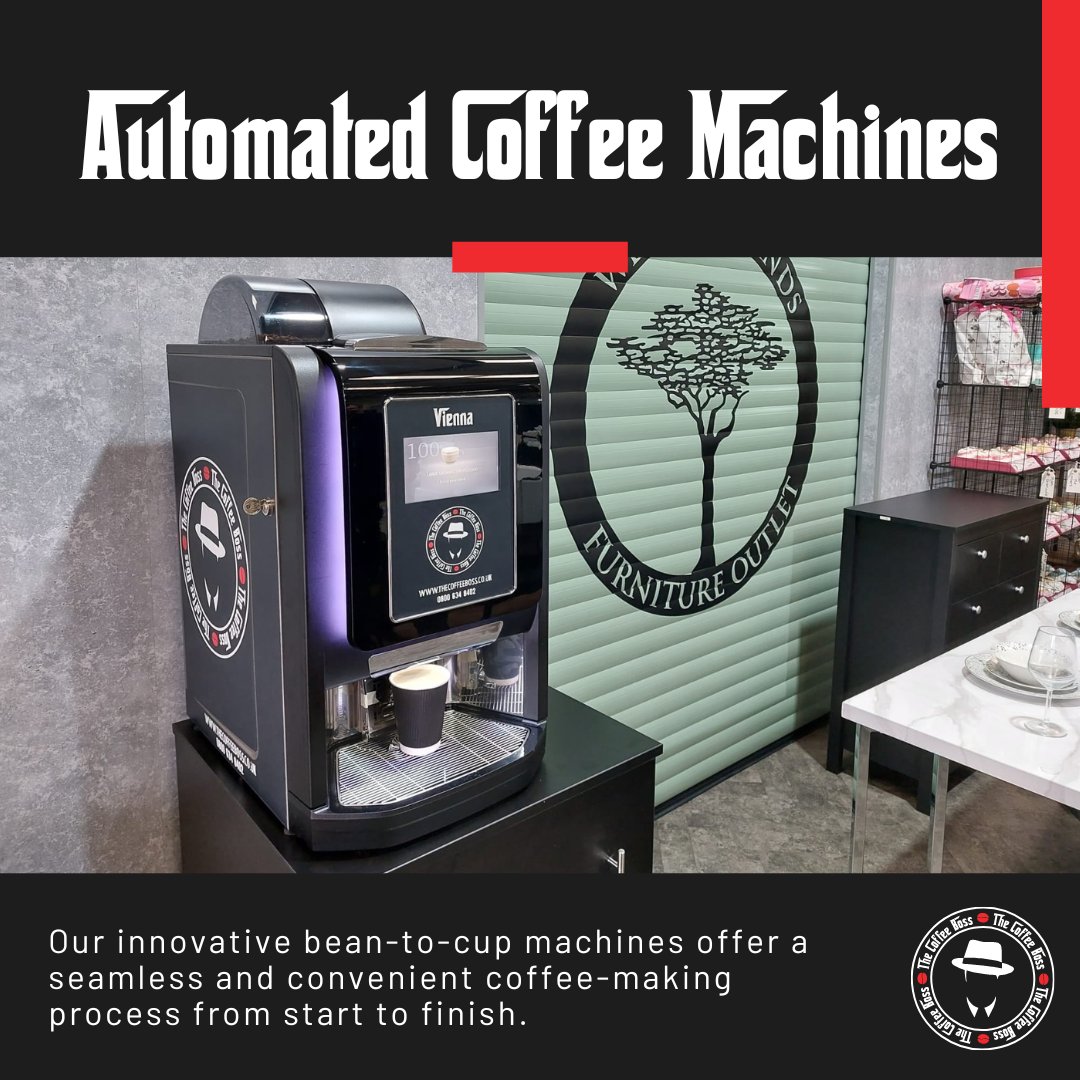 Automated bean to cup coffee machines have revolutionised the way we experience freshly brewed #coffee on the go 🙌 

Our innovative machines offer a seamless and convenient coffee-making process from start to finish.

Every cup is a masterpiece ☕️