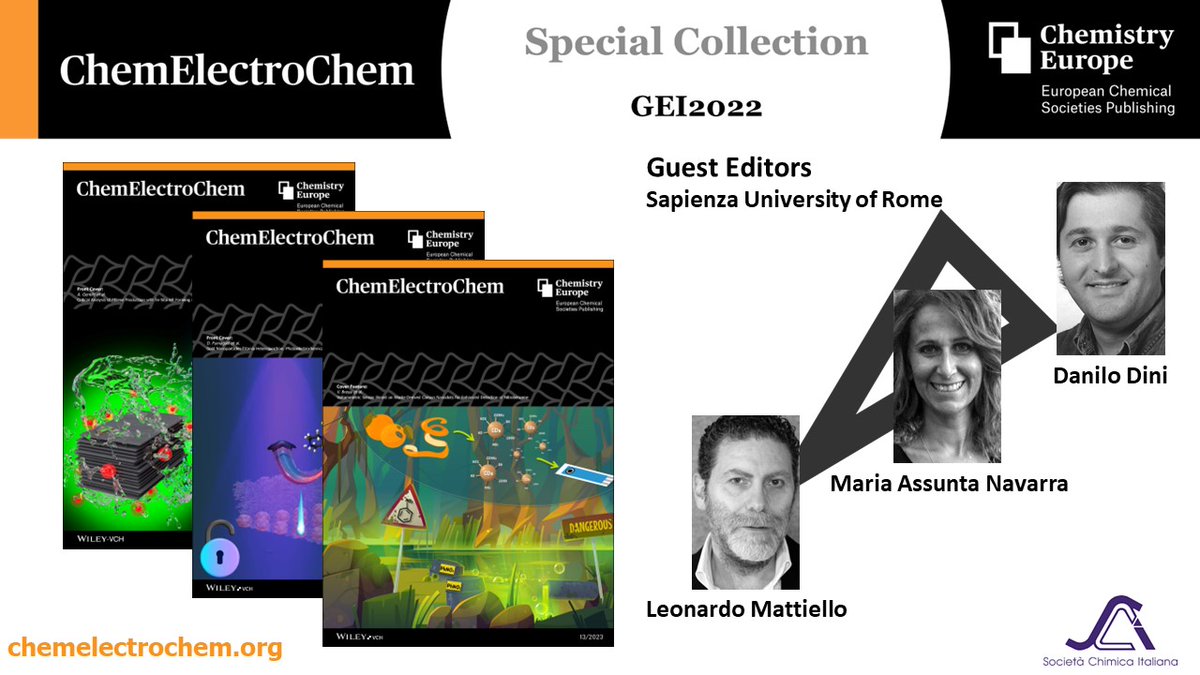📢Giornate dell’Elettrochimica Italiana (Italy) 2022 (GEI2022) Special Collection is now #openaccess! 

Don't miss it👉bit.ly/ChemElectroGEI…

<a href="/SapienzaRoma/">Sapienza Università di Roma</a> <a href="/Ciamician_unibo/">Dept. Chemistry Ciamician - University of Bologna</a> <a href="/unibait/">Uniba.it Aldo Moro</a> <a href="/unimib/">Università degli Studi di Milano-Bicocca</a> <a href="/UniPadova/">Università di Padova</a> <a href="/RSEnergetico/">Ricerca Sistema</a> <a href="/ENEAOfficial/">ENEA</a> <a href="/UniCamerino/">Unicam - Università di Camerino</a> <a href="/tecnalia/">TECNALIA</a> <a href="/cnr_itae/">CNR ITAE</a> <a href="/unitorvergata/">Università di Roma Tor Vergata</a>
