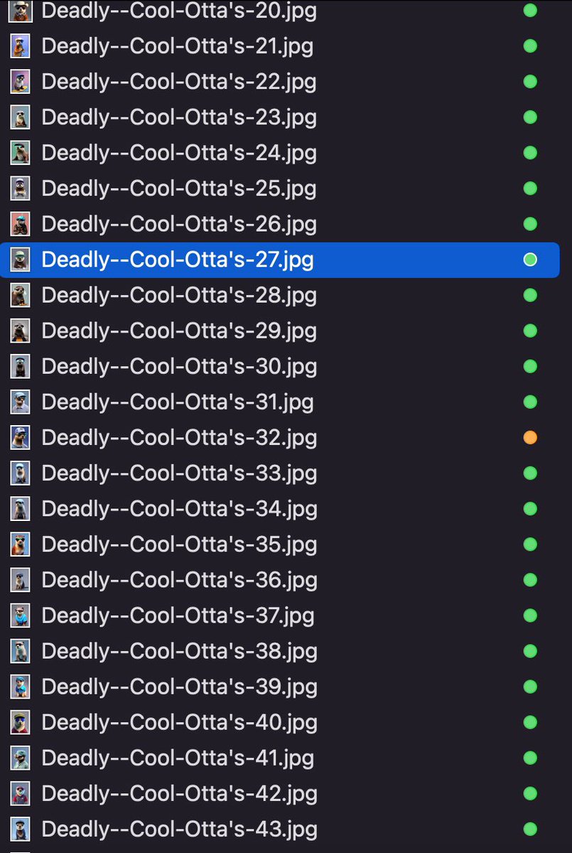 OtterlyCoolNFT's tweet photo. New #DeadlyCoolOttersNFTs being added to my #OpenSea
https://t.co/zicgyhT1q2
#nftcollectables #nft #cryptoart #nfts #nftart #nftcollector #nftartist #ethereum #nftcollectors #cryptocurrency #koioftheday #koifishtattoo #kryptokoi #boredape #nftgallery #koiofinstagram #kryptoart https://t.co/Dt2ncoZLen