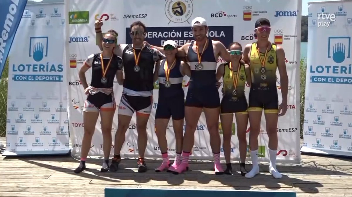 Medalla de plata 🥈 para nuestro 2XPr3Mix en el Campeonato de España de Remo 🇪🇸🚣‍♀️celebrado en Bañolas.
¡Enhorabuena chicos, sois grandes!