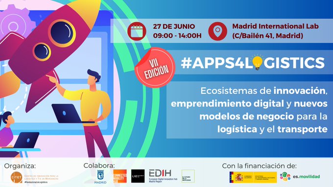 CDTI_innovacion's tweet photo. 📢 El CDTI Innovación participará mañana 🗓️27-JUN en la VII edición de #Apps4Logistics organizada por @CITETlogistica sobre los ecosistemas de #innovación, el emprendimiento digital y los nuevos modelos de negocio para la #logística y el #transporte👇
➡️ https://t.co/FtwGcJpUMZ https://t.co/uYufb3lMsC