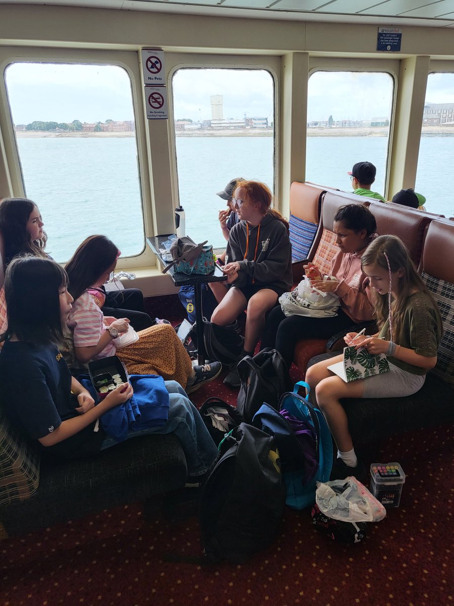 lunch on the ferry