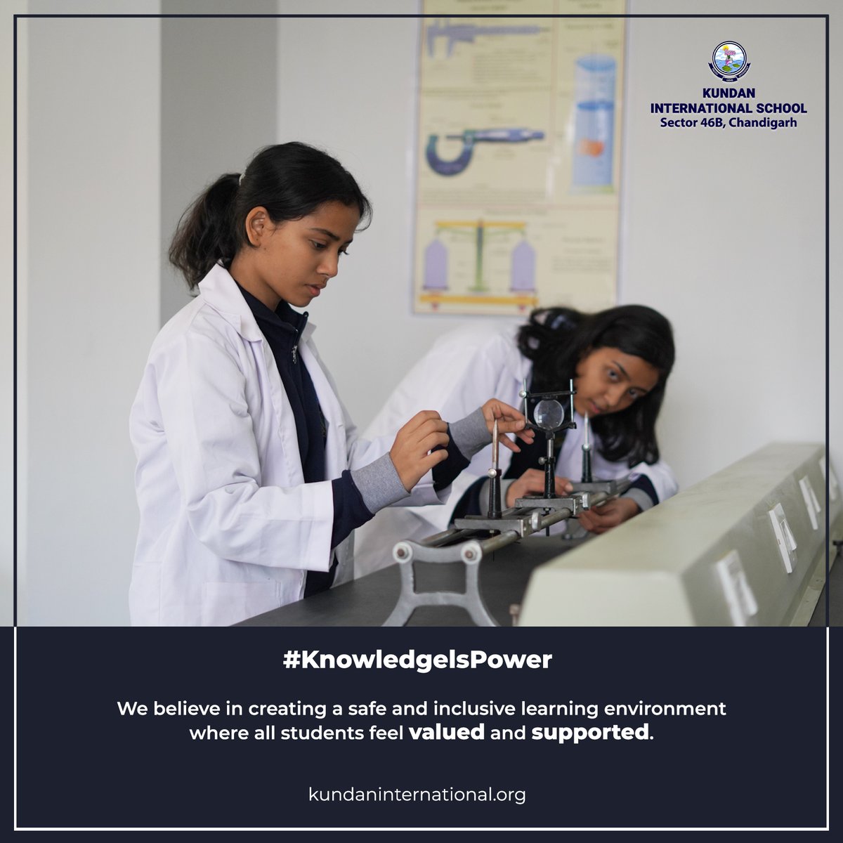 From state-of-the-art labs to collaborative workspaces, our infrastructure is designed to inspire your child to think outside the box and pursue their passions 🌟👩‍🎓

#KnowledgeIsPower #KundanInternationalSchool #SchoolInChandigarh #Education #SchoolSpirit #BlendedLearning