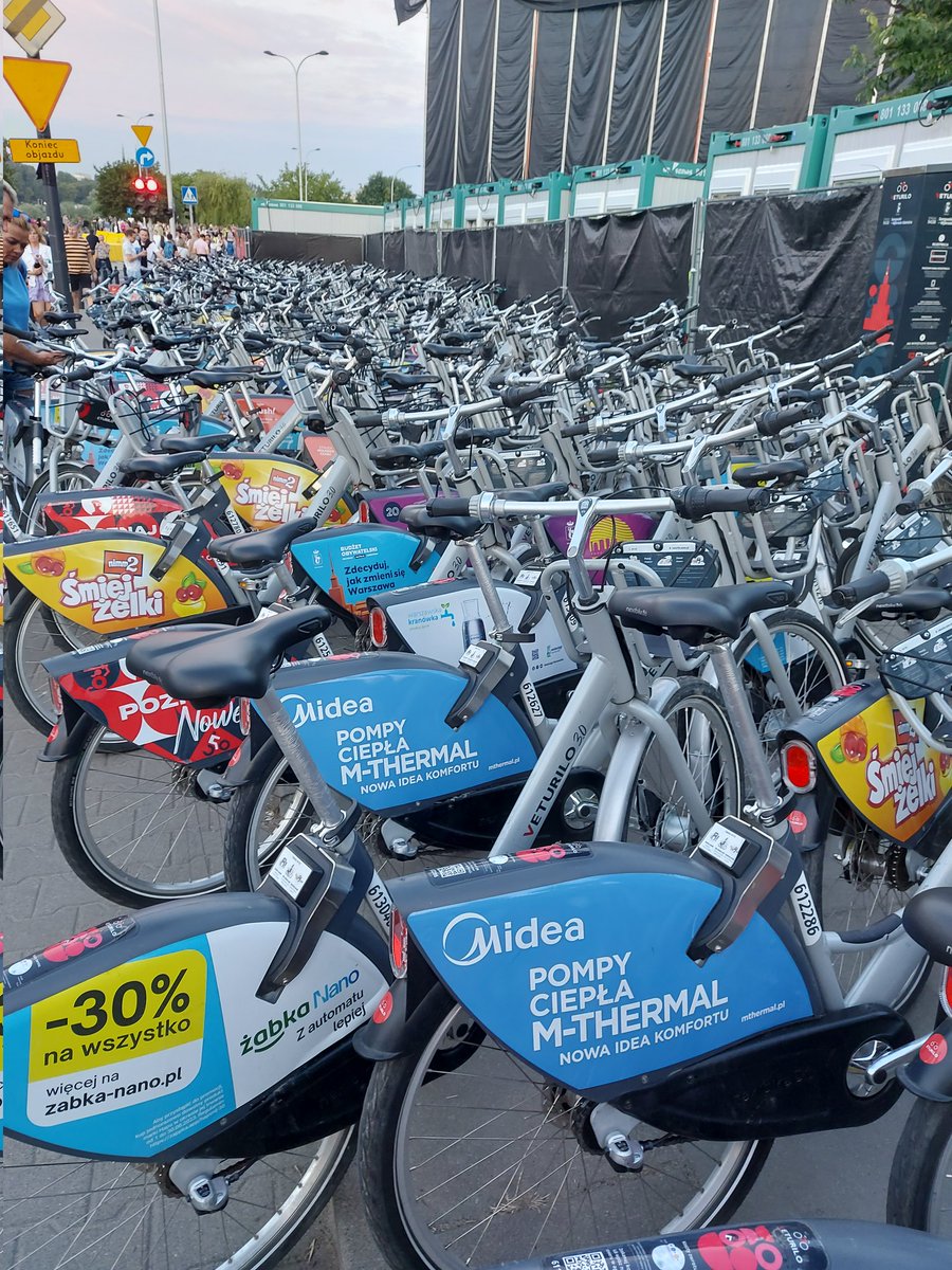 <a href="/warszawa/">Warszawa</a> <a href="/NextbikePolska/">Nextbike</a> @molszew77 <a href="/ZDM_Warszawa/">ZDM Warszawa</a> Na Wianki przyjechałam Veturilo 🚴‍♀️
Nie tylko ja :)