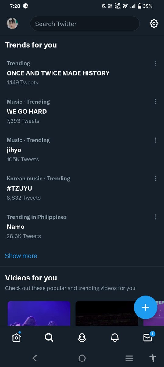 TRENDING 🫶

ONCE AND TWICE MADE HISTORY
#TWICE_OUR_SHININGLIGHT
#TWICE_5TH_WORLD_TOUR
@JYPETWICE
