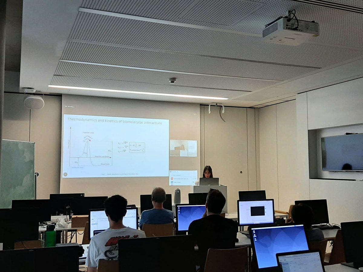 GiuliaDarrigo14's tweet photo. Our 2nd HBPMolSim Training Workshop has ended. Great chance to learn more about the #molecular and #subcellular #simulation tools on @EBRAINS_eu and on how they can help our research. Thanks to all the speakers and to the participants from all over the world.
@HumanBrainProj https://t.co/nYIy6TeV0K