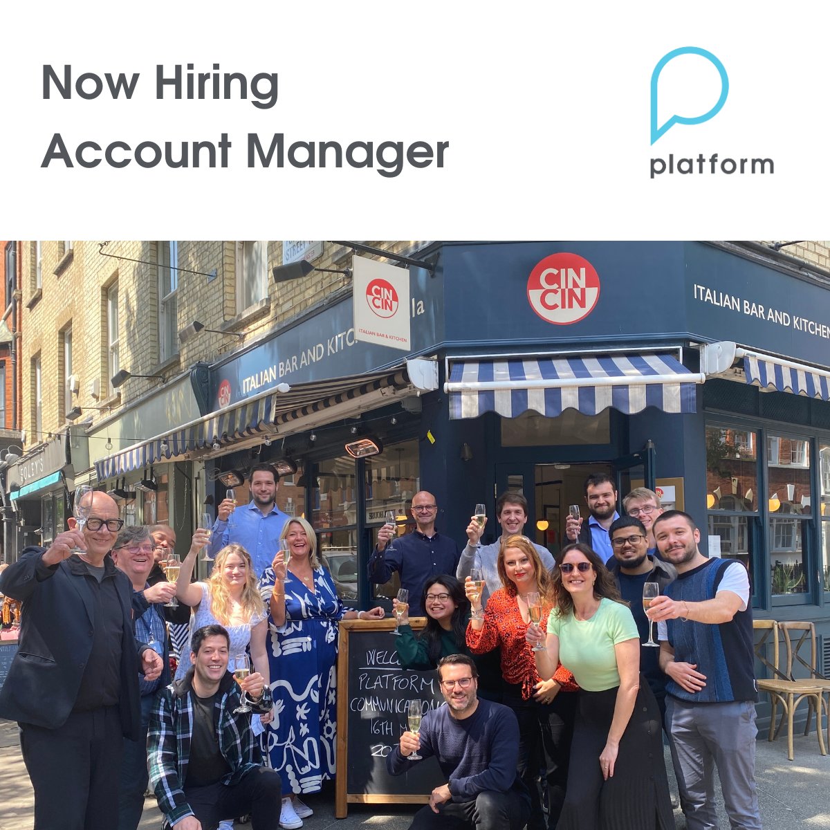 The Platform team is growing again! So, if you’re an established SAE or an AM looking to take the next step in your B2B tech PR & comms career, we would love to hear from you! Full job description and application details here:
platformcomms.com/now-hiring-acc…

#Hiring #PRJobs #jobalert