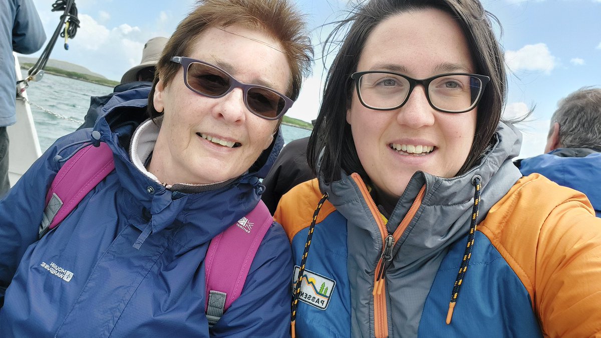 Another Monday boat adventure 😊 off to spot some eagles 🦅 #OuterHebrides
