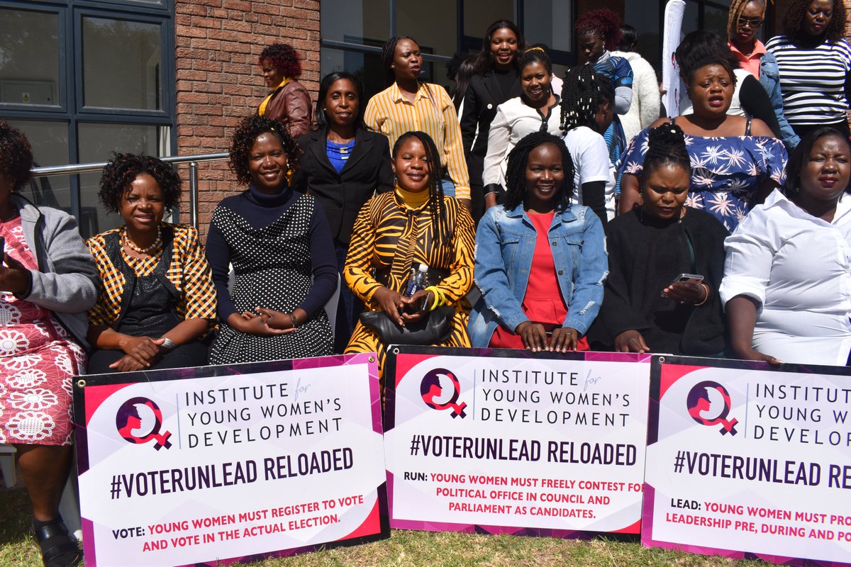 YoungWomenInst's tweet photo. @MatsikaLillian, CEO of the Ministry of Women’s Affairs, Community, Small, and Medium Enterprises Development emphasises the need for the inclusion of young women and women in decision-making for the realisation of gender parity. #TransformativeLeadershipTraining https://t.co/v5Ct3FqAbN