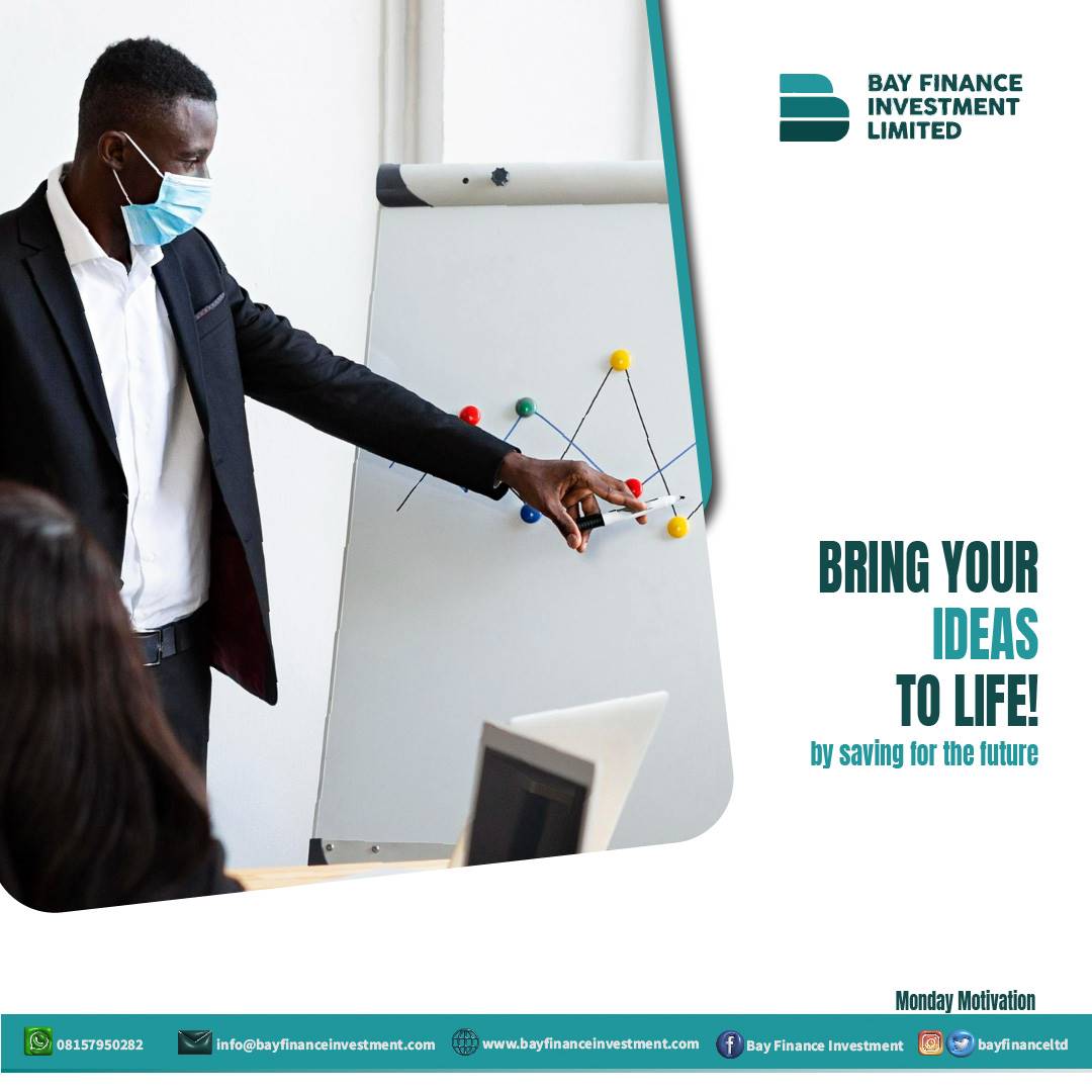 bayfinanceltd's tweet image. Saving for the future is the best way to bring your ideas to life. What are you saving for?
.
.
.
#saveforthefuture #dreambig #achieveyourgoals #bayfinanceltd