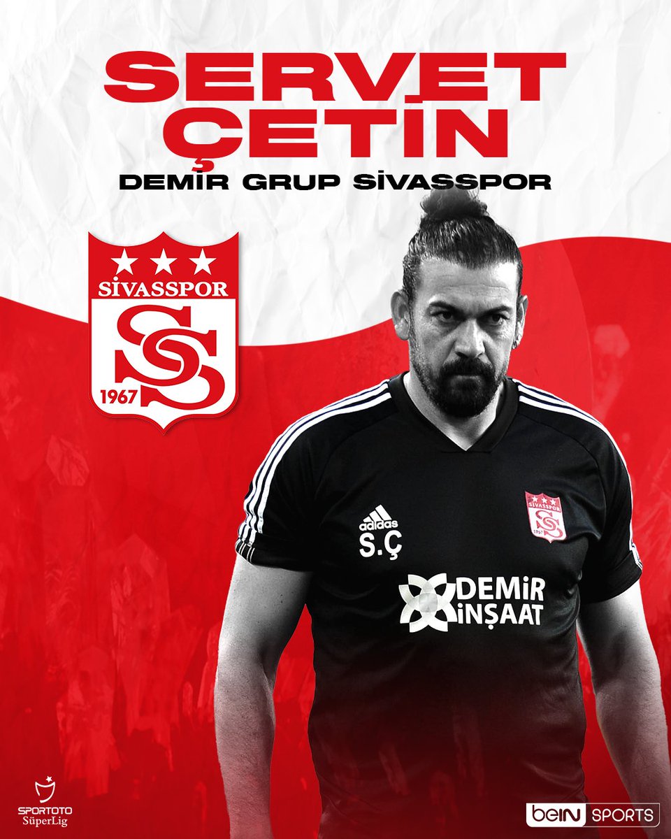 🔴⚪ DG Sivasspor, teknik direktörlük görevine Servet Çetin'in getirildiğini açıkladı! #SporTotoSüperLig