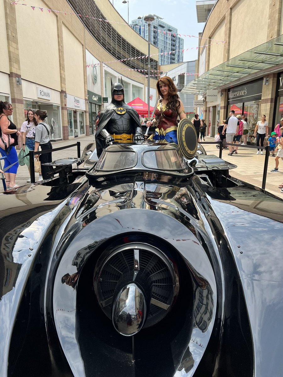 oursuperhero's tweet photo. We had the best time with @GaryHailes as #batman89 at Riverside last week with the #batmobile 
#wonderwoman #superman #warnerbros #JusticeLeague https://t.co/DxMfUAkg9d