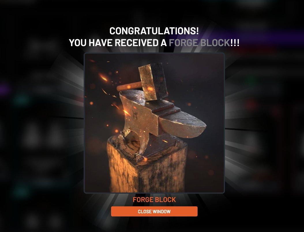 k1auer_'s tweet photo. I sacrificed this U-Ruby for a FORGE BLOCK. #SacrificersSecret https://t.co/hWJTMLkGBh