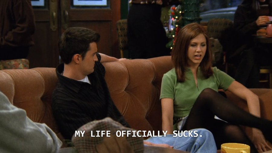 ChandlerBing_12's tweet photo. Monday mood: Rachel Green https://t.co/DwD8YVUZue