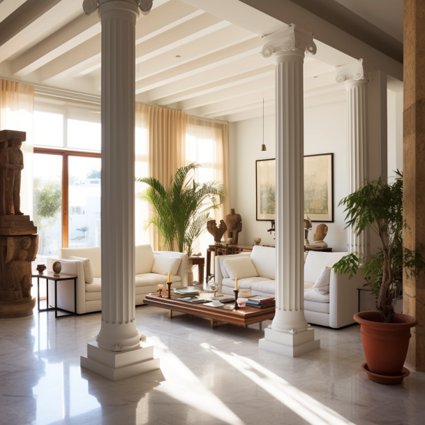 Bonjour Twitter, ce matin on s'est amusés avec #midjourney 🙆‍♂️

Elle nous a sorti le #design du jour ! 
Vous en pensez quoi ? 👀
#Greece #home #house #architecture #interiordesign