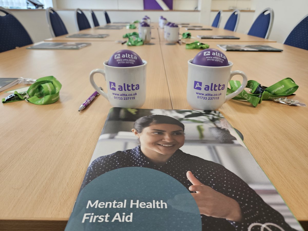 All set ready for mental health training. Have a good week all. 

#mhfa #itsoknottobeok #Altta #helpmakeadifference