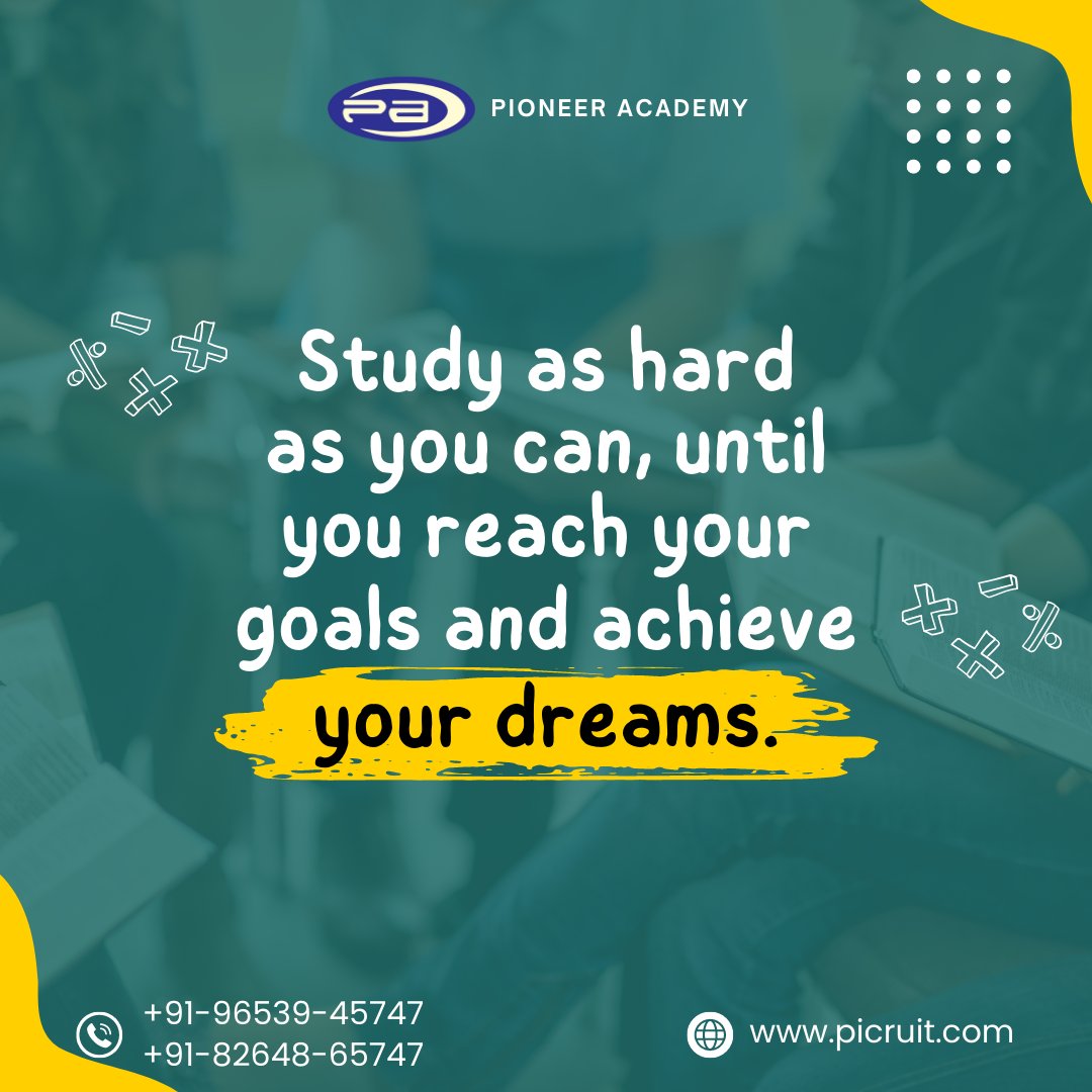 'Study As Hard As You Can, Until You Reach Your Goals & Achieve Your Dreams'

#Education #Students #Exams #Coaching #TuitionClasses #motivation #inspiration #goals #positivevibes #Success #नशा_मुक्त_हरियाणा #RinkuSingh #काशीविश्वनाथ #positivethinking #positivity #Bastar #positive